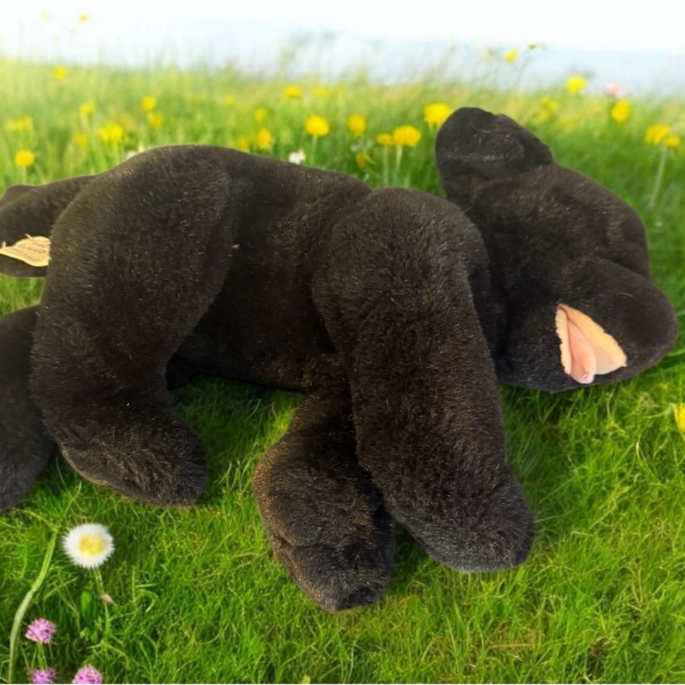 Build A Bear Workshop Plush Black Dog Lab 16” Labrador Retriever